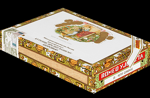 Romeo y Julieta Petit Coronas. Коробка на 25 сигар